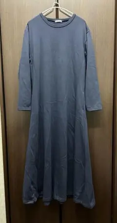 URBAN RESEARCH ITEMS ワンピース ネイビー ロング丈 裏起毛