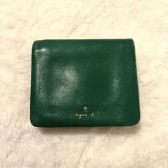 agnes b. LOUVRE 二つ折り財布 コラボ - メルカリ