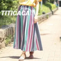 TITICACA＊マルチストライプ マキシスカート＊のサムネイル