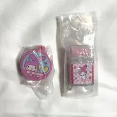 サンリオキャラクターズ マイメロディ カプセルトイ ガチャガチャ 2点セット