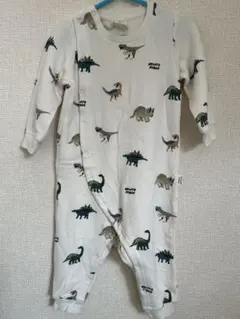 【美品】GELATO PIQUE 恐竜柄ロンパース 80-90