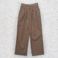 シールームリン ツータックストレートチノパン ボトム ベージュ M