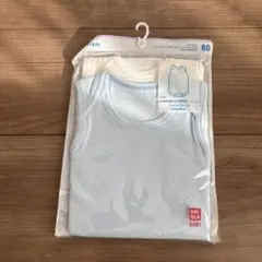 ユニクロ　エアリズム　コットンブレンドボディスーツ2p