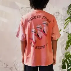 タインダブルプッシュ　ショートスリーブTシャツ　ビンテージ加工