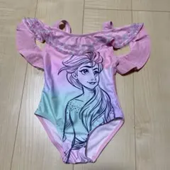 ディズニー エルサ 水着 ピンク フリル ディズニー