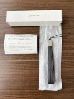 【新品未使用☆レア非売品】LEXUS＊LS皮革ストラップ
