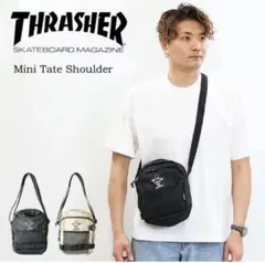 THRASHER スラッシャー 刺繍ミニショルダーバッグのサムネイル