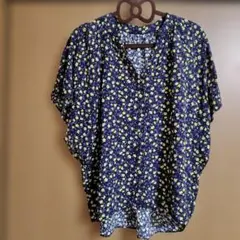 グローバルワーク さらさらリラックス GLOBAL WORK 小花柄　M半袖