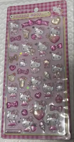 ハローキティ BONBON DROPシール ピンク