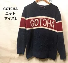 【処分品セール】GOTCHA ガッチャ・ニット・ネイビー・サイズL・即購入OK