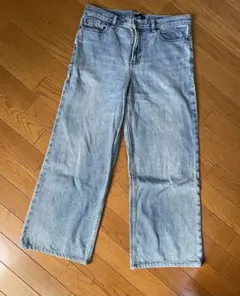 UNIQLO ユニクロ　ワイドストレート　バギー　デニム　ジーンズ