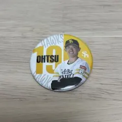 即購入不可 ソフトバンクホークス缶バッジ 即購入⭕️ 福岡ソフトバンクホークス 山川穂高選手 若鷹ガチャ 缶