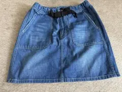Lee デニム ミニスカート ウエストゴム ベルト付きのサムネイル