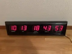 DEVIL LED DOT CLOCK (赤) デジタル時計