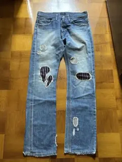 Paul Smith JEANS パッチワーク デニムパンツ Mのサムネイル