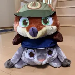 ズートピア ニック ジュディ 寝そべり スーパーラージ タグ付 - メルカリ