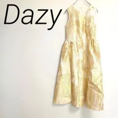 Dazy ノースリーブロングワンピース ゴールド Sサイズ ☆3310のサムネイル