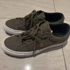 CONVERSE ONE STAR コーデュロイ オリーブのサムネイル