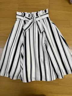 Apuweiser-riche ストライプ フレアスカート サイズ1