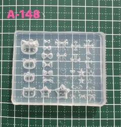 3Dネイルシリコンモールド クロムハーツ　十字架　リボン　クロス　A-148