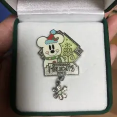 ミッキーマウス クリスマスホリデイ2013ピンバッジ