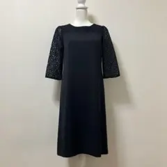 リファンネ　ワンピース ドレス　ブラック　レース　夏　セレモニー　上品のサムネイル