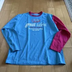 YONEX 長袖Tシャツ Lサイズ 青/赤