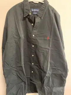 Ralph Lauren ダークグレー ボタンダウンシャツ