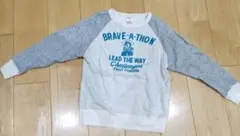 ナ*セ様 DENIM DUNGAREE トレーナー ワッペン　ペンギン　140