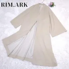 未使用タグ RIM.ARK リムアーク ワイドスリーブ ノーカラーコート ロング