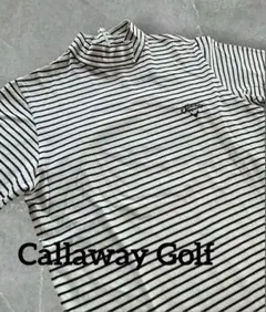 Callaway Golf モックネック 半袖シャツ ボーダーのサムネイル