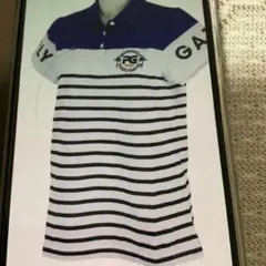 PEARLY GATES ゴルフウェア半袖ポロシャツ　ボーダー吸水速乾 6