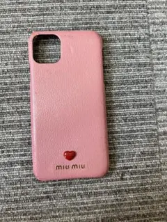 新品同様　美品　miumiu iPhone11ケース miumiu iPhone11ケース