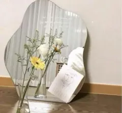 ウェルカムスペース　ウェーブ　ミラー 装飾 卓上ミラー結婚式