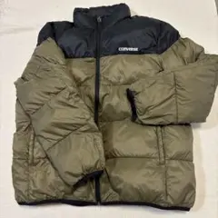 3LCONVERSE ダウンジャケット オリーブ・ブラック
