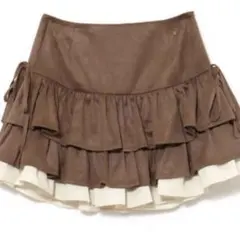 Mel gather skirt brown andmary M - メルカリ