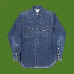 リーバイス 40年代 ロングホーン デニムシャツ M 日本製 LVC 復刻 希少のサムネイル