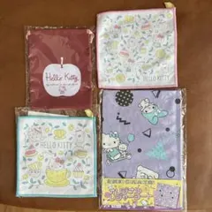 【お買い得】サンリオ ハローキティレジャーシート＆タオルセット&巾着のサムネイル