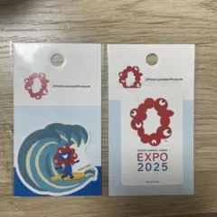 2025 大阪万博　EXPO ステッカー　ミャクミャク　2枚