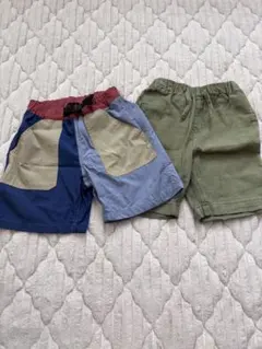 キッズ 半ズボン 2枚セット 100,110