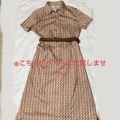 昭和レトロ半袖ひざ丈ワンピース日本製J.PRESSジェイプレスオンワード樫山美品