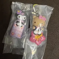 サンリオキャラクターズ　平成ギャルチャーム　日焼けキティ　クロミ　セット