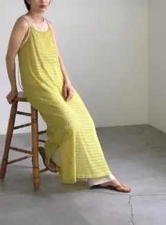 セレクトモカ　シアー シャーリング キャミワンピース