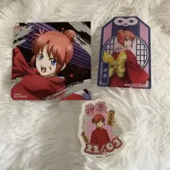 銀魂 吉原大炎上 神楽 お守り型クリアシート アニメイト特典 モバイルステッカー