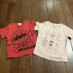 アンパンマン Tシャツ 2枚セット　95cm バイキンマン　カレーパンマン