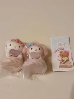 サンリオキャラクターズ ホイップクリームマスコット マイメロディ　キティ ガチャ