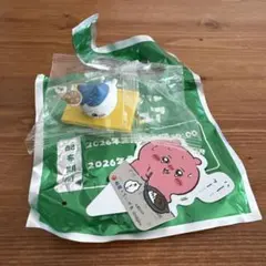 松屋×ちいかわ オリジナルフィギュア ハチワレ　ちいかわピック付き