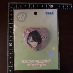 18TRIP エイトリ ハート型缶バッジ 輝矢宗氏 - メルカリ
