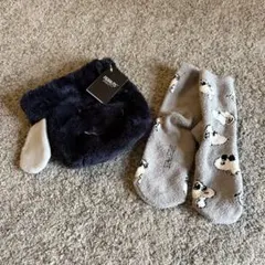 PEANUTS ボアポーチとスヌーピーソックスセットのサムネイル