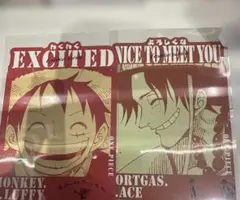 ONE PIECE BASE SHOP ポストカード　ルフィ　エース 2枚セット